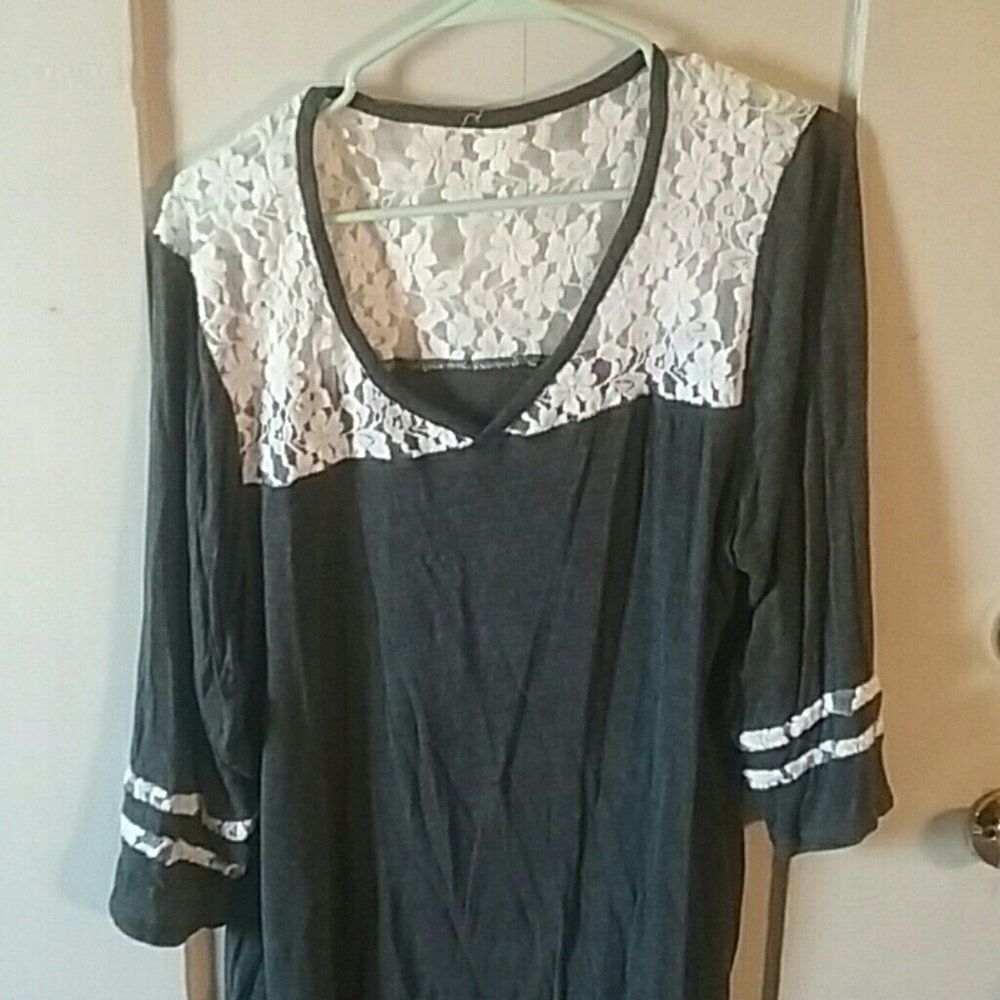 V Neck baseball tee